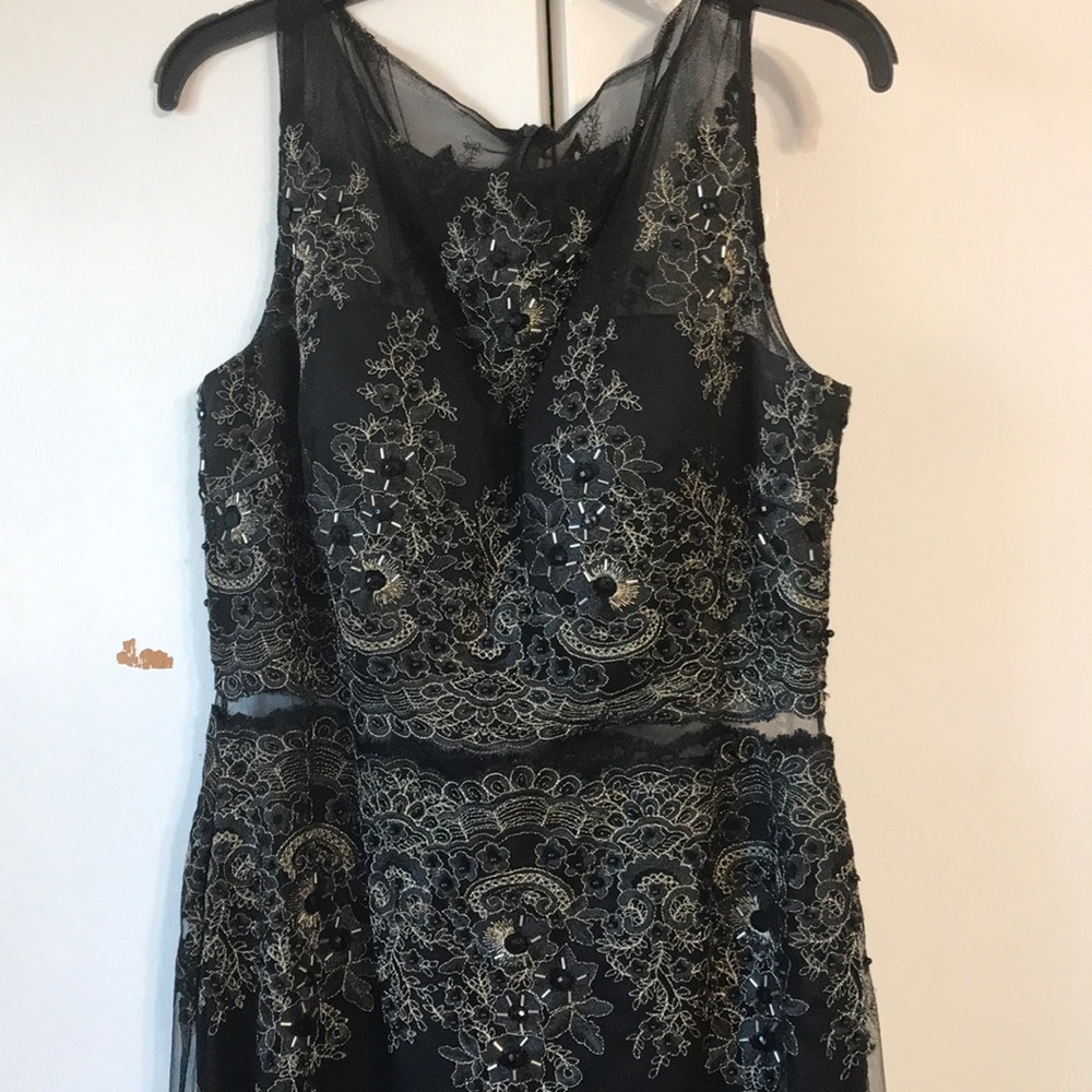 Black & Gold Prom Dress